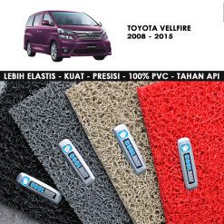 KARPET MOBIL TOYOTA ALPHARD / VELLFIRE (8 SEATER) 2008-2015 SPORTY, FULLSET