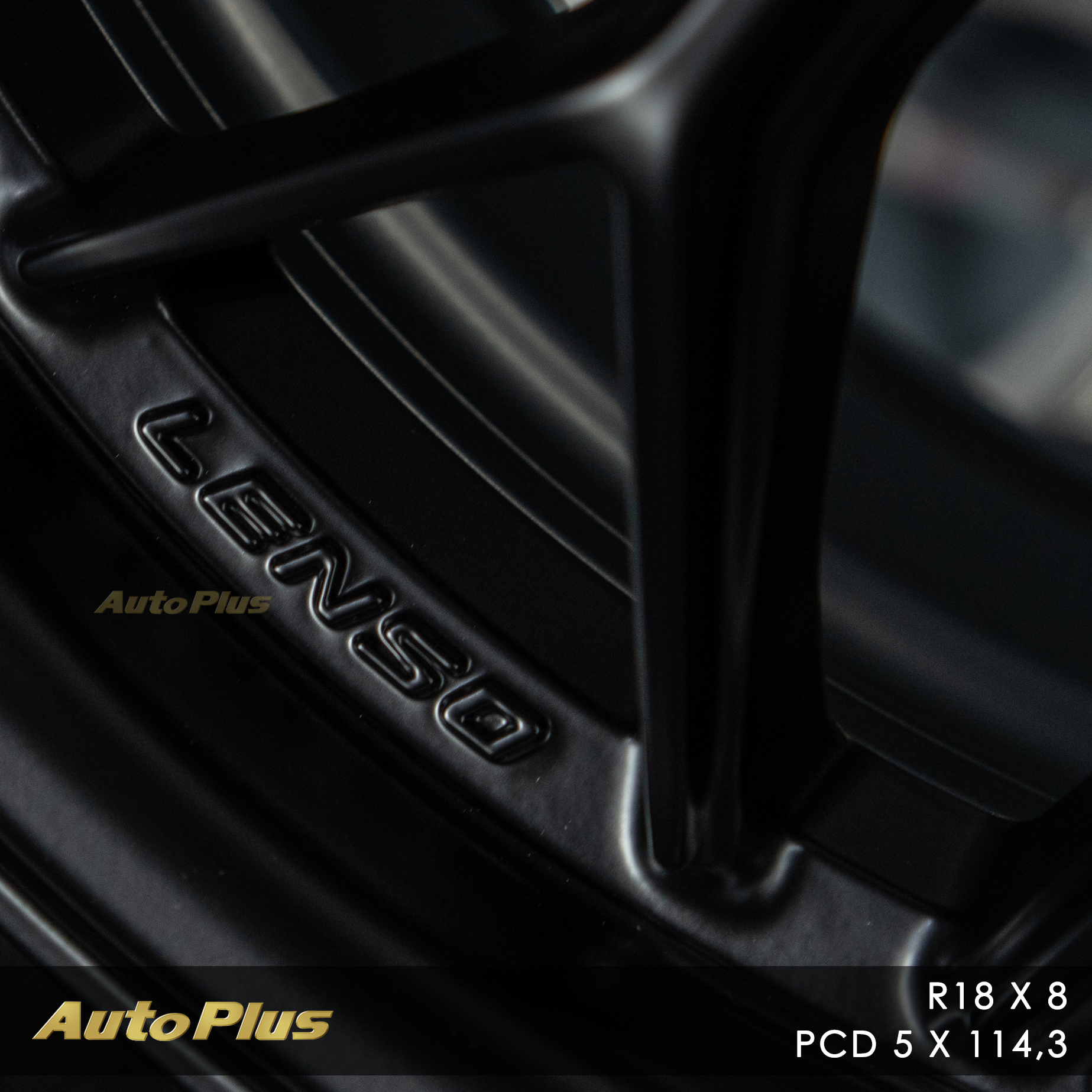 VELG LENSO GALA PCD 5×114,3 Satin Black LENSO GALA R18 (6)