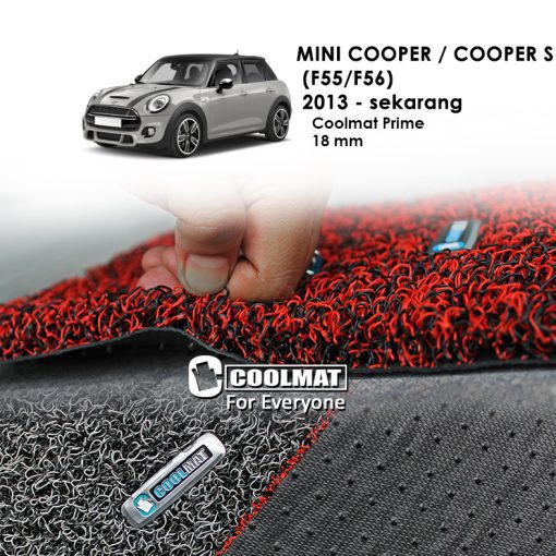 KARPET MOBIL MINI COOPER / COOPER S (F55/F56) 3DOORS 2013-UP PRIME, BAGASI ONLY