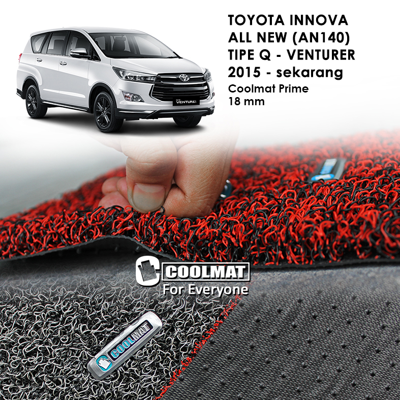 KARPET MOBIL TOYOTA INNOVA ALL NEW (AN140) TIPE Q, VENTURER 2015-UP PRIME, KABIN ONLY KARPET MOBIL TOYOTA INNOVA ALL NEW (AN140) TIPE Q, VENTURER 2015-UP PRIME, KABIN ONLY