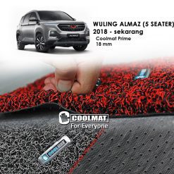 KARPET MOBIL WULING ALMAZ (5 SEATER) 2018-UP PRIME, BAGASI ONLY
