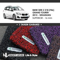 KARPET MOBIL BMW SERI 2 218 (F46) GRAND TOURER 2015-UP SUPERIOR, BAGASI ONLY
