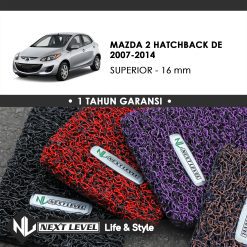 KARPET MOBIL MAZDA 2 (HATCHBACK) (DE) 2007-2014 SUPERIOR, BAGASI ONLY