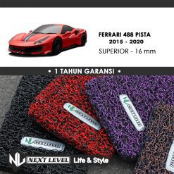 KARPET MOBIL FERRARI 488 PISTA 2015-2020 SUPERIOR, BAGASI ONLY