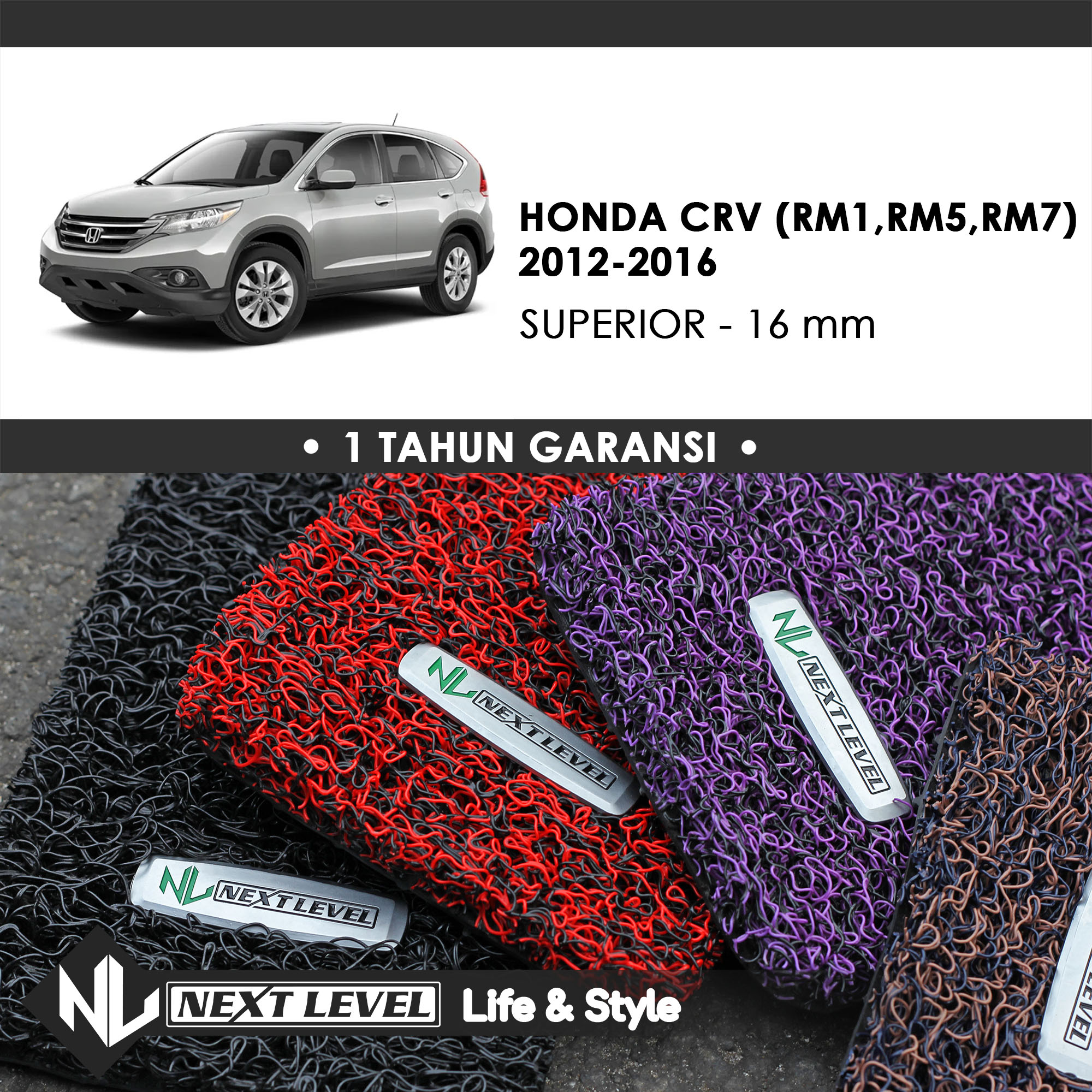 KARPET MOBIL HONDA CRV (RM1,RM5,RM7) 2012-2016 SUPERIOR, KABIN ONLY KARPET MOBIL HONDA CRV (RM1,RM5,RM7) 2012-2016 SUPERIOR, KABIN ONLY