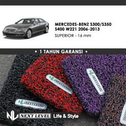 KARPET MOBIL MERCEDES-BENZ S 300 / S 350 / S 400 (W221) 2006-2013 SUPERIOR, BAGASI ONLY