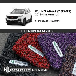 KARPET MOBIL WULING ALMAZ (7 SEATER) 2018-UP SUPERIOR, BAGASI ONLY
