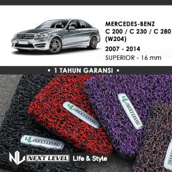 KARPET MOBIL MERCEDES-BENZ C 200 / C 230 / C 280 / C 300 (W204) 2007-2014 SUPERIOR, BAGASI ONLY