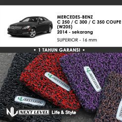 KARPET MOBIL MERCEDES-BENZ C 24 / C 43 / C 250 / C 300 / C 350 COUPE (W205) 2014-UP SUPERIOR, BAGASI ONLY