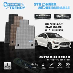 KARPET MOBIL MERCEDES-BENZ CLA 45 / CLA 200 (4 DOOR) 2019-UP TRENDY KARPET MOBIL MERCEDES-BENZ CLA 45 / CLA 200 (4 DOOR) 2019-UP TRENDY