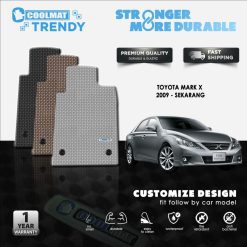 KARPET MOBIL TOYOTA MARK X (X130) 2009-UP TRENDY, KABIN ONLY