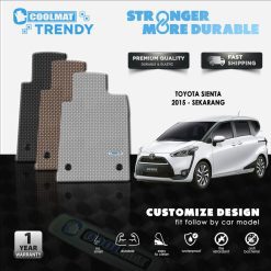 KARPET MOBIL TOYOTA SIENTA (XP170) 2015-UP TRENDY, KABIN ONLY
