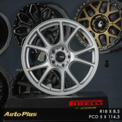 VELG KONIG FREEFORM RING 18 matte silver (3)