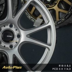 VELG KONIG FREEFORM RING 18 matte silver (5)