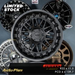 BLACK RHINO FURY RING 22 MATTE GUNMETAL