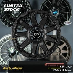 BLACK RHINO OCEANO RING 20 GUNBLACK