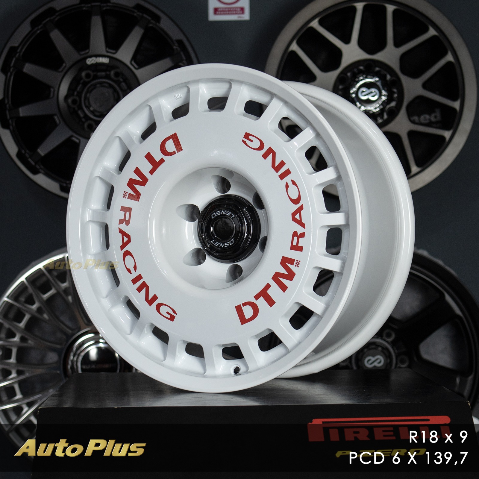 VELG LENSO DTM RING 18 PCD 6×139,7 White VELG LENSO DTM RING 18 WHITE (6)