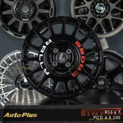 VELG LENSO M1K RING 16 PCD 4×100 Black VELG LENSO M1K RING 16 BLACK (1)