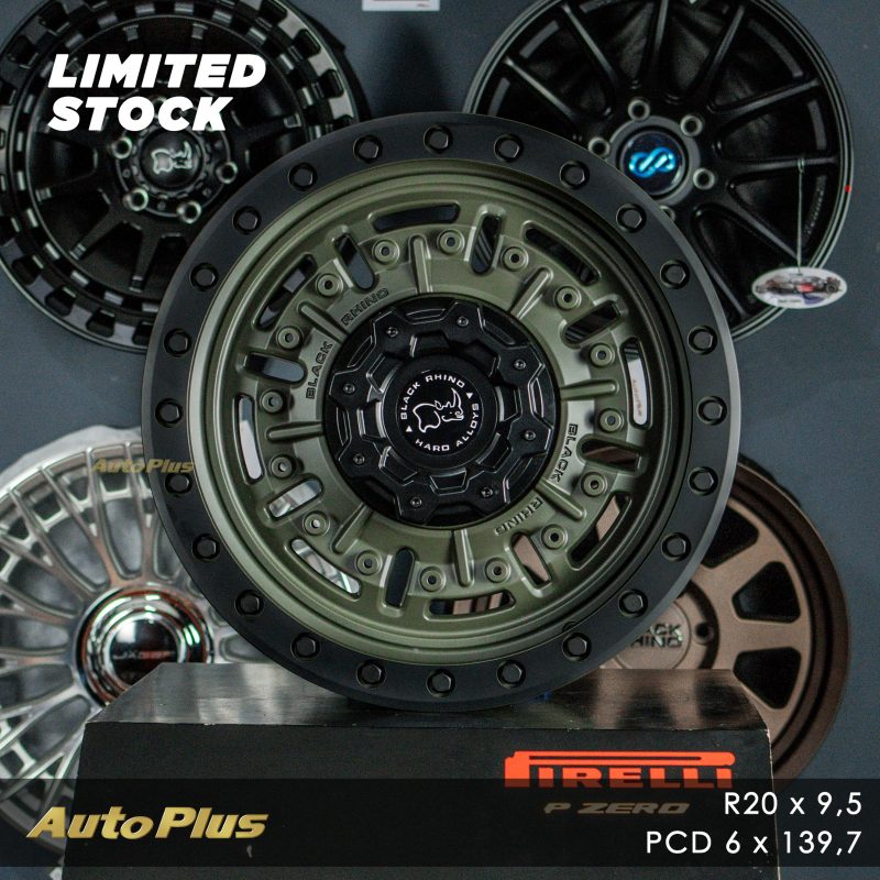 BLACK RHINO ABRAMS RING 20 GREEN