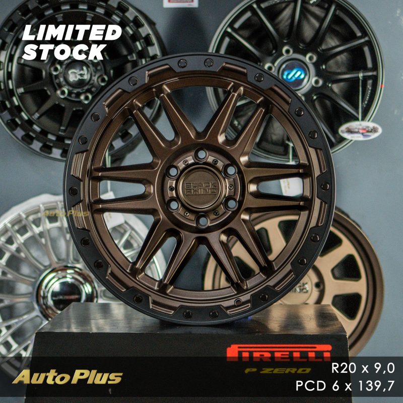 BLACK RHINO APACHE RING 20 BRONZE BLACK LIP