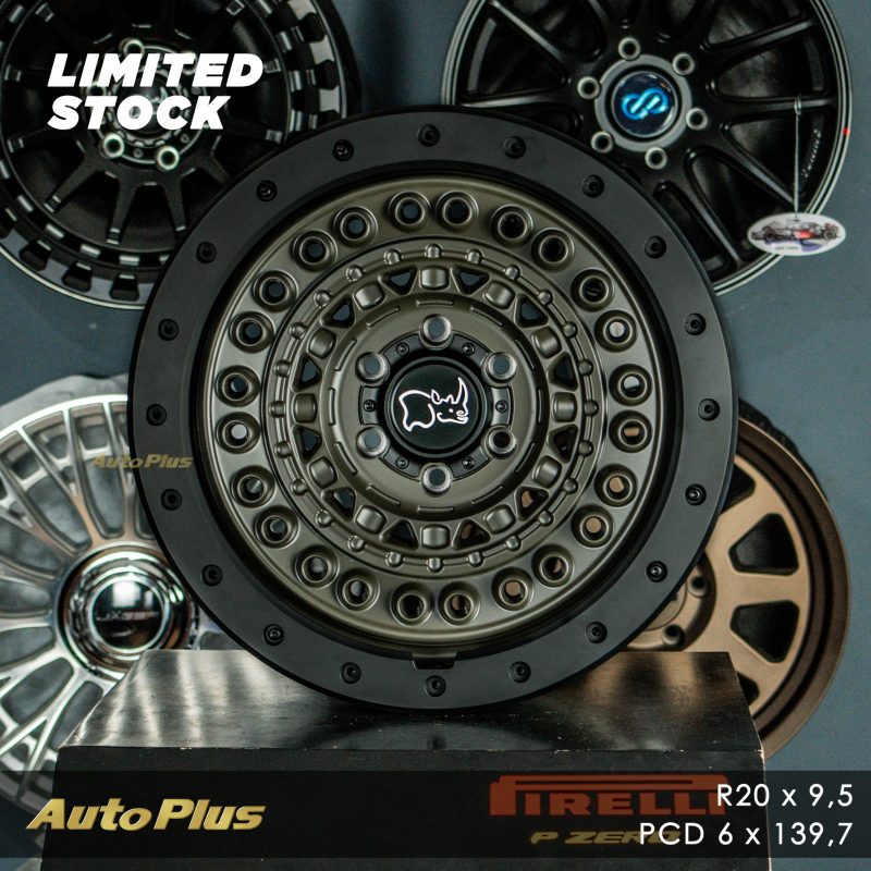 BLACK RHINO BARRICADE RING 20 GREEN BLACK