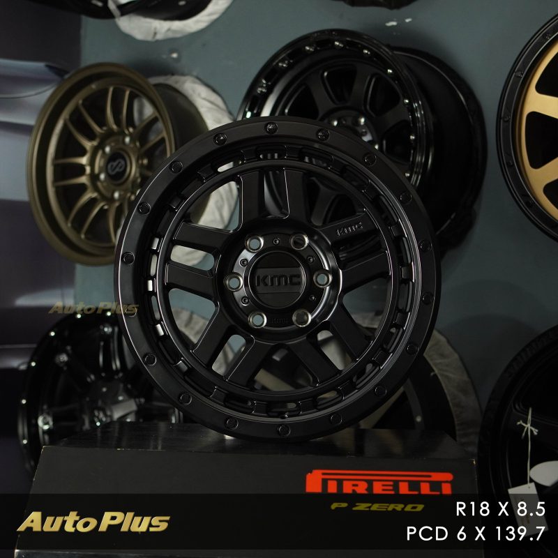 VELG KMC KM540 RECON RING 18 SATIN BLACK (1)