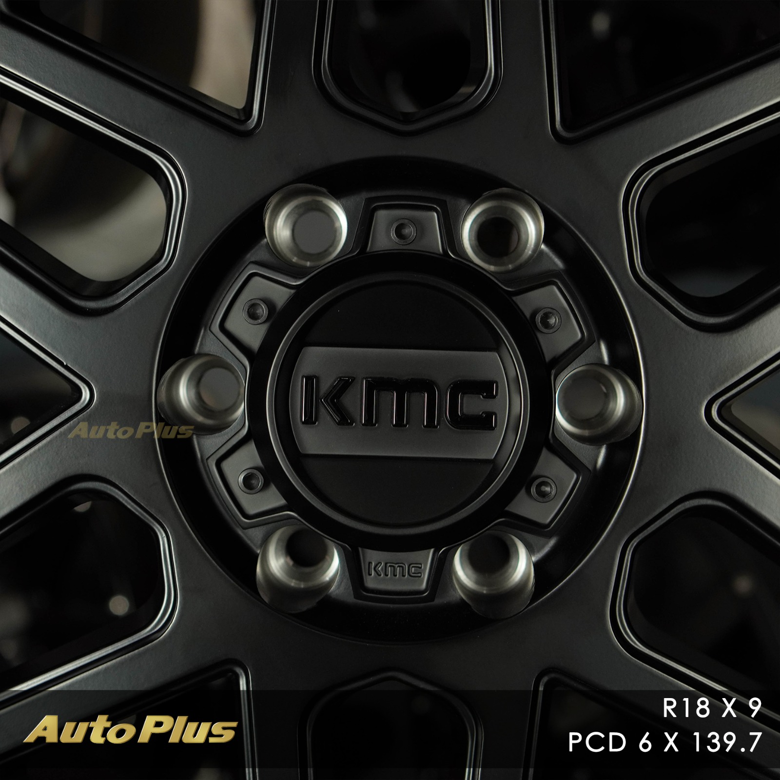 VELG KMC KM544 MESA RING 18 PCD 6×139,7 Satin Black – Gloss Black Lip VELG KMC KM544 MESA RING 18 SATIN BLACK (4)