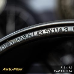 VELG KONIG HEXAFORM RING 18 MATTE BLACK (3)