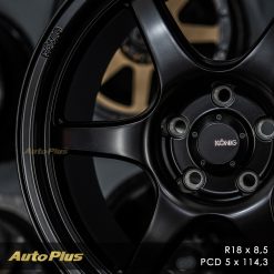 VELG KONIG HEXAFORM RING 18 MATTE BLACK (5)