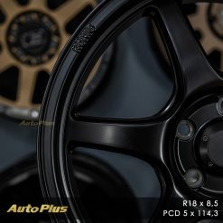VELG KONIG HEXAFORM RING 18 MATTE BLACK (6)