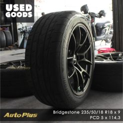 VELG BAN VOLK RAYS RING 18 + BAN BRIDGESTONE POTENZA 235 50 R18 (5)