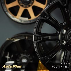 VELG BLACK RHINO DIAMONDBACK RING 18 MATTE BLACK (4)