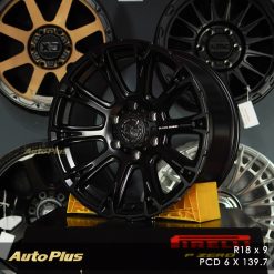 VELG BLACK RHINO DIAMONDBACK RING 18 MATTE BLACK (5)