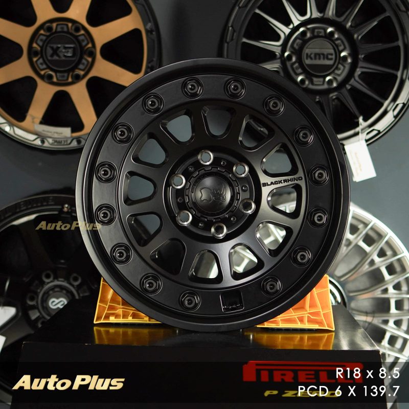 VELG BLACK RHINO OUTBACK RING 18 MATTE BLACK (1)