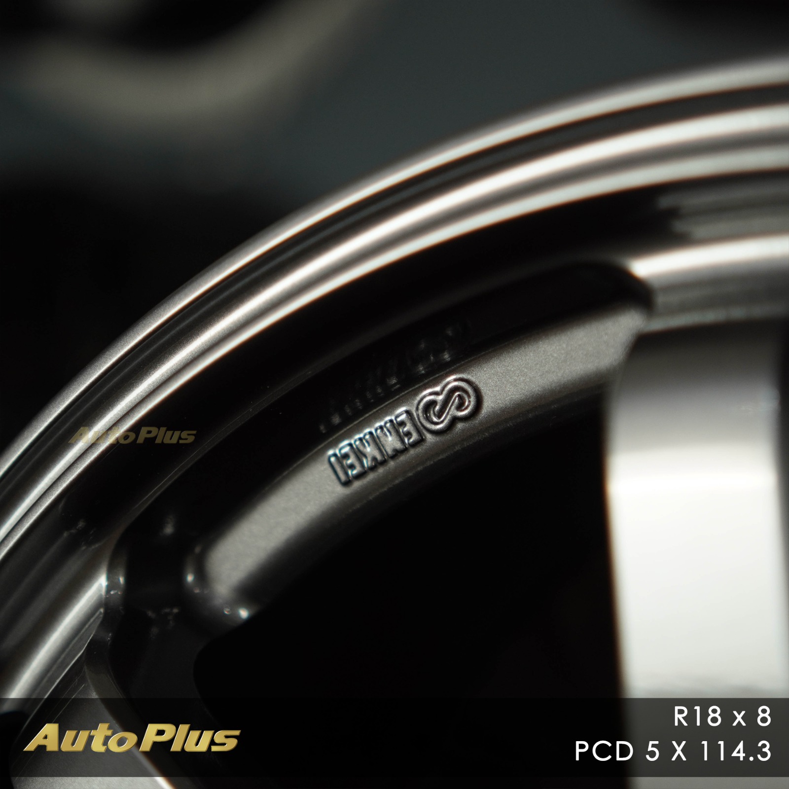 VELG ENKEI VANQUISH RING 18 PCD 5×114,3 Gloss Gunmetal VELG ENKEI VANQUISH RING 18 GLOSS GUNMETAL (5)