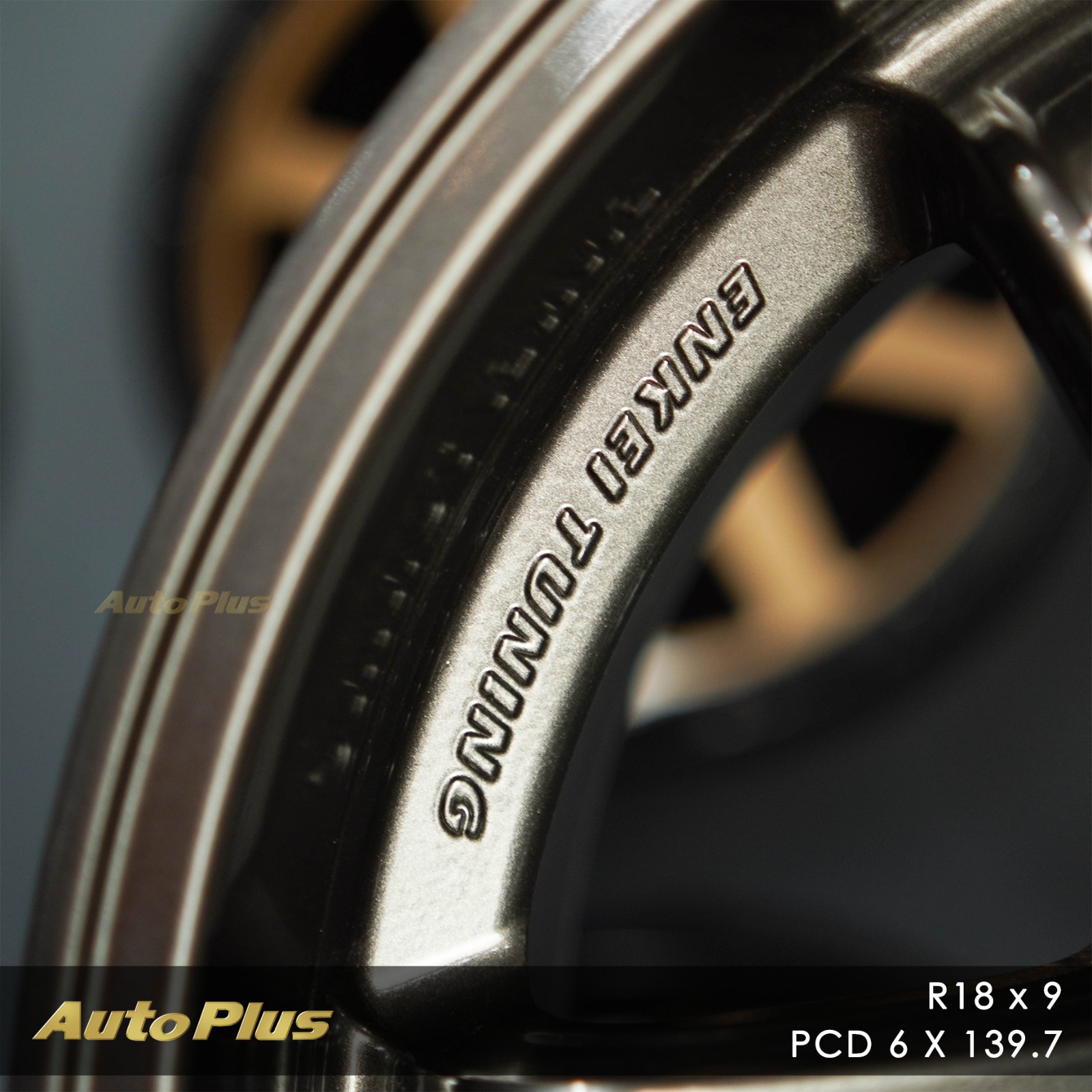 VELG ENKEI XC03 RING 18 PCD 6×139,7 Gloss Gunmetal VELG ENKEI XC03 RING 18 GLOSS GUNMETAL (6)