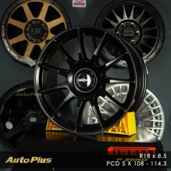 VELG ROTIFORM DTM RING 18 MATTE BLACK (2)
