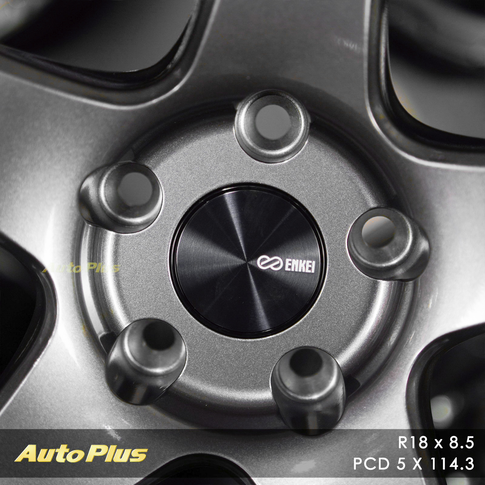 VELG ENKEI PF05 JAPAN RING 18 PCD 5×114,3 Dark Silver VELG ENKEI JAPAN PF05 RING 18 DARK SILVER (5)