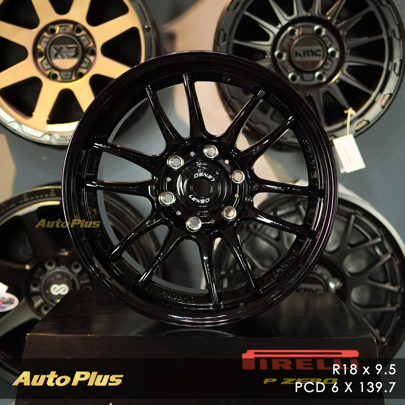 VELG LENSO TDS / PD SS / PROJECT D SPEC S RING 18 PCD 6×139,7 Black VELG LENSO TDS PROJECT D SPEC S RING 18 BLACK (1)
