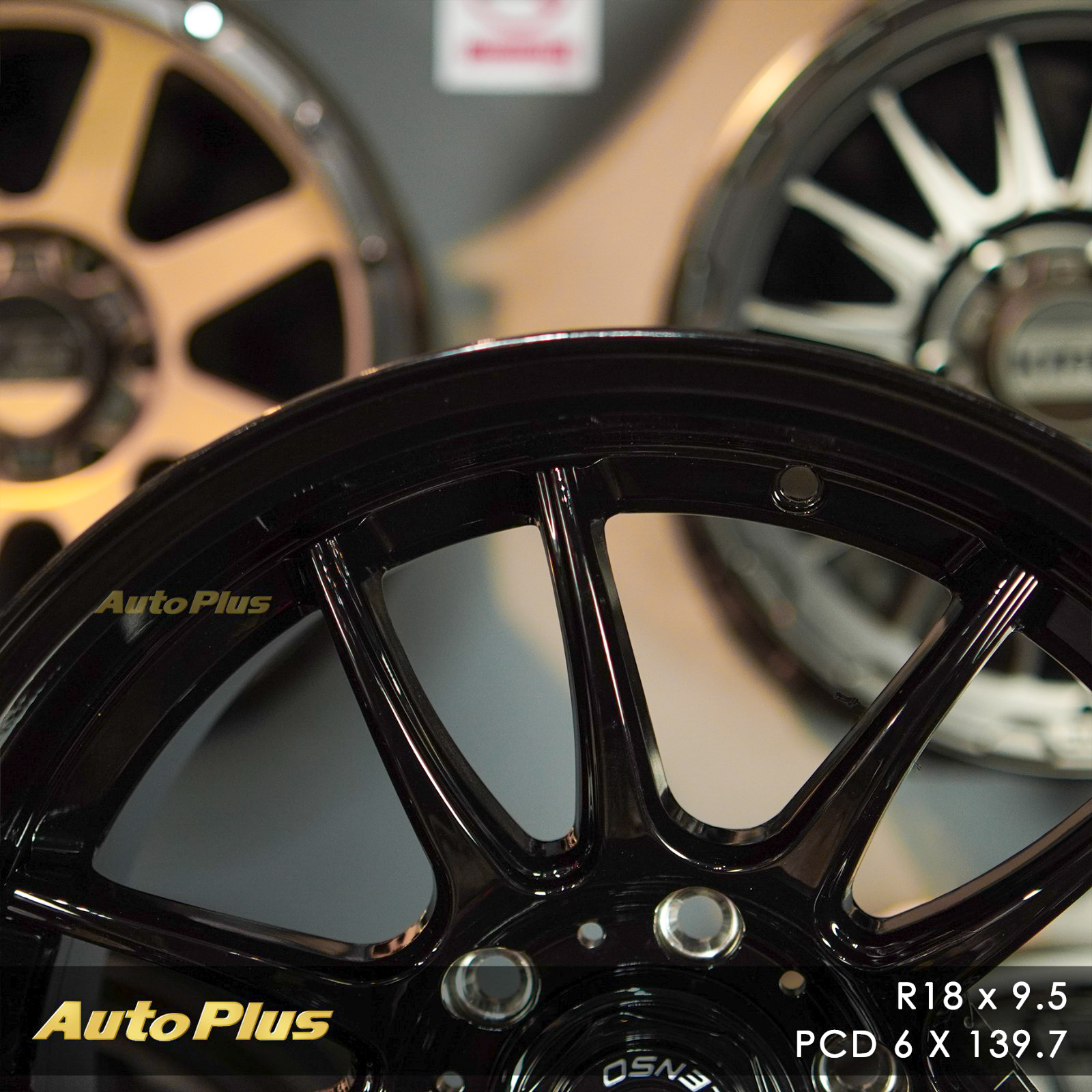 VELG LENSO TDS / PD SS / PROJECT D SPEC S RING 18 PCD 6×139,7 Black VELG LENSO TDS PROJECT D SPEC S RING 18 BLACK (2)