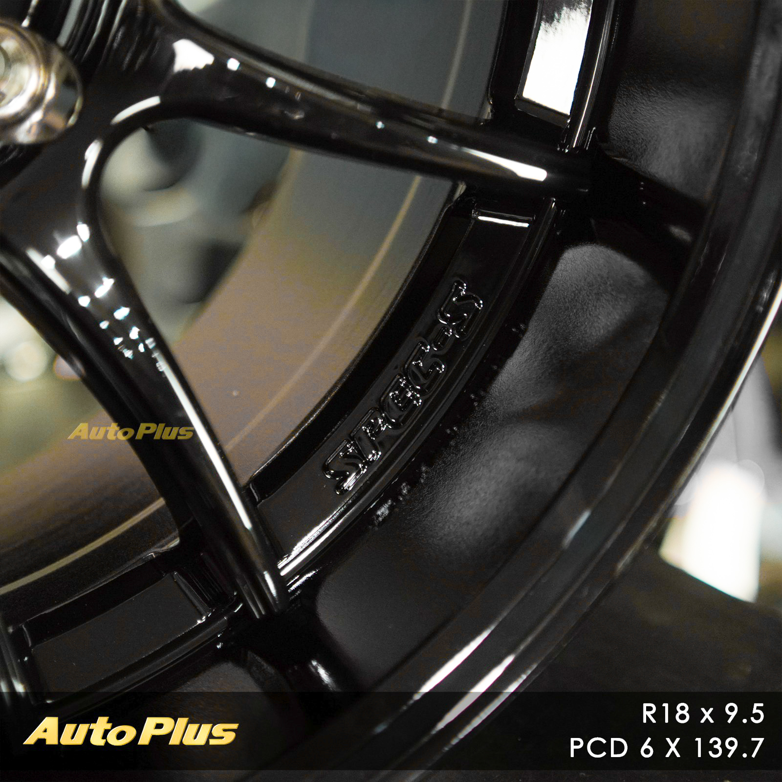 VELG LENSO TDS / PD SS / PROJECT D SPEC S RING 18 PCD 6×139,7 Black VELG LENSO TDS PROJECT D SPEC S RING 18 BLACK (4)