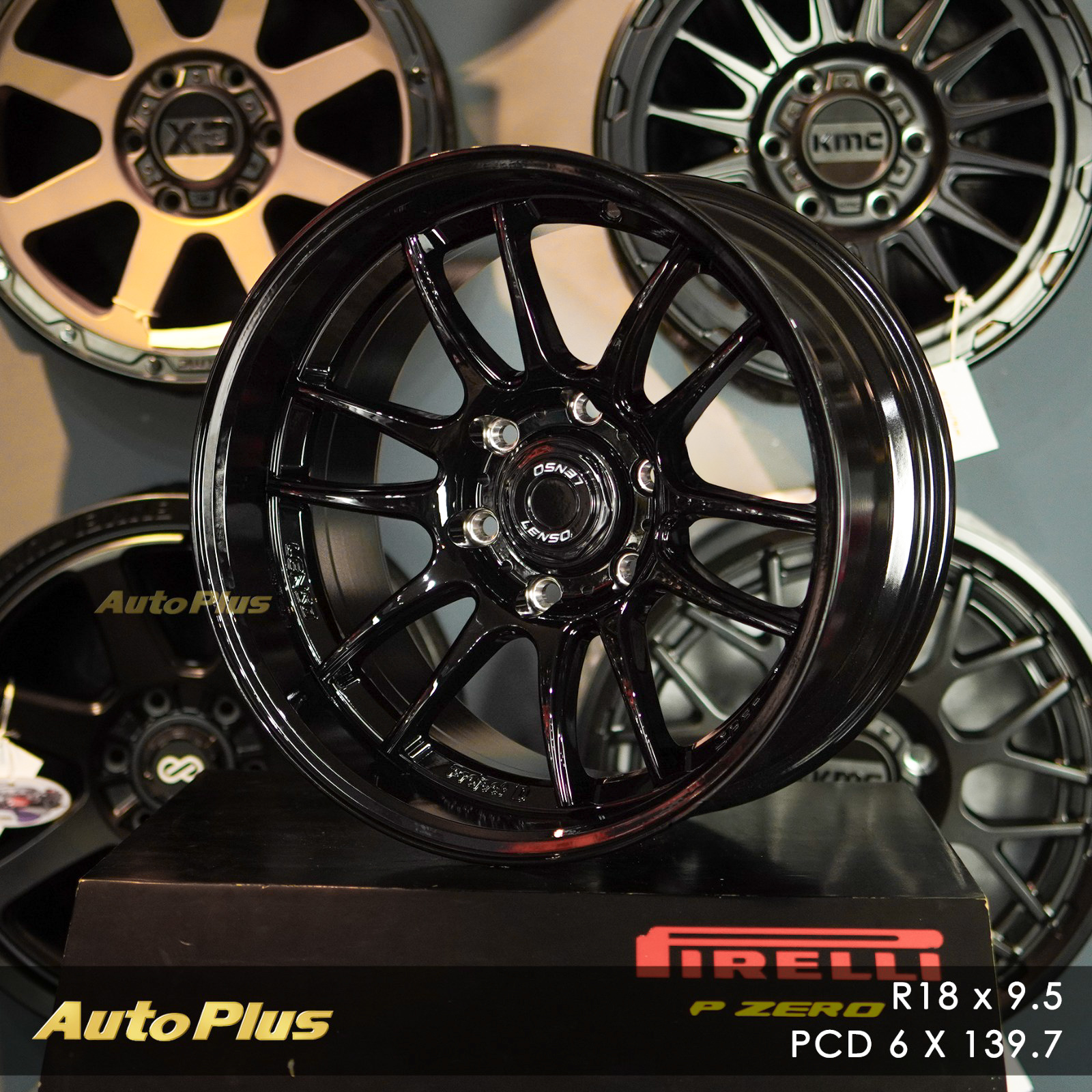 VELG LENSO TDS / PD SS / PROJECT D SPEC S RING 18 PCD 6×139,7 Black VELG LENSO TDS PROJECT D SPEC S RING 18 BLACK (6)