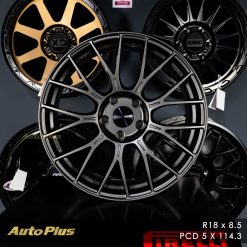 VELG ENKEI JAPAN PFM1 RING 18 MATTE DARK GUNMETAL (1)