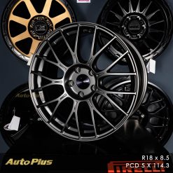 VELG ENKEI JAPAN PFM1 RING 18 MATTE DARK GUNMETAL (2)