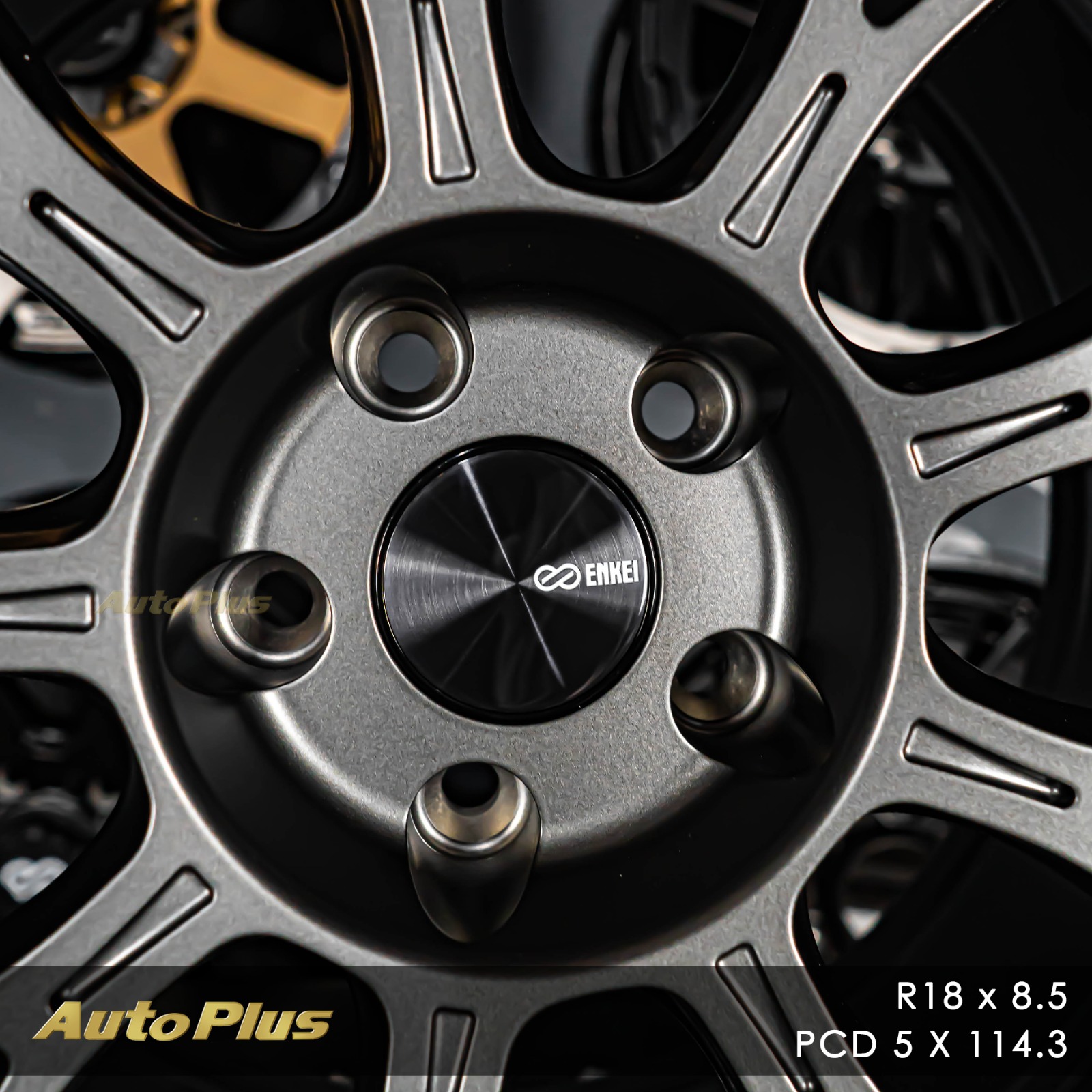 VELG ENKEI PFM1 JAPAN RING 18 PCD 5×114,3 Matte Dark Gunmetal VELG ENKEI JAPAN PFM1 RING 18 MATTE DARK GUNMETAL (4)