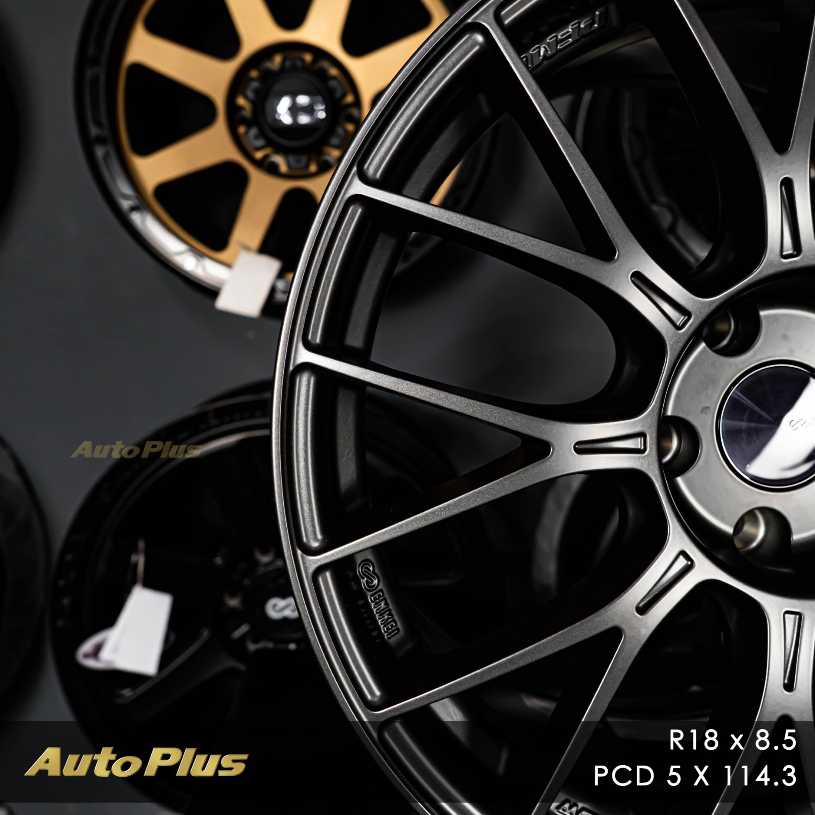 VELG ENKEI PFM1 JAPAN RING 18 PCD 5×114,3 Matte Dark Gunmetal VELG ENKEI JAPAN PFM1 RING 18 MATTE DARK GUNMETAL (6)