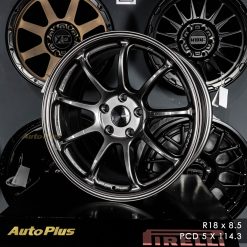 VELG ENKEI PF09 JAPAN RING 18 DARK SILVER (7)