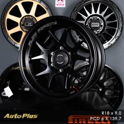 VELG LENSO VENOM 6 RING 18 SATIN BLACK (6)