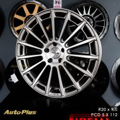 VELG NICHE AMALFI RING 20 ANTHRACITE BRUSH TINT CLEAR (3)