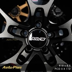 VELG RAYS VOLK RACING G025 JAPAN RING 18 MATTE GUNBLACK (6)